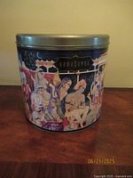 Front view of the Kama Sutra decorative gift tin