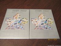 Front view of two sealed 1988 Souvenir Collection stamp books