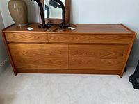 Front view of dresser with drawers closed