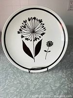 Front view of Johnson Brothers Windblown plate