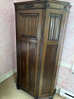 Full view exterior of armoire