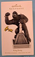 Boxed King Kong Hallmark Keepsake Christmas ornament