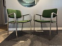 Front view of both chairs side by side