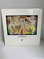 Front cover of gatefold album showing colorful stylized human figures on white background.
