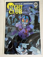 Front cover of Night Club Issue #1 comic book showing masked figures and comic title.