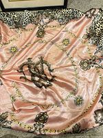 Full view of scarf showing pattern and colour