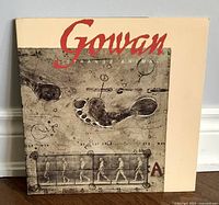 Front cover of Gowan 'Strange Animal' vinyl LP showing abstract art and title