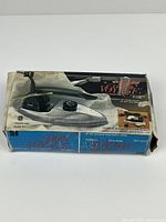 Original packaging box of SEB Bon Voyage travel iron showing product image and branding.