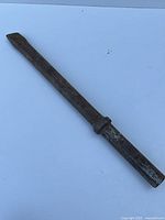 Full length of the jack hammer bit on white background.