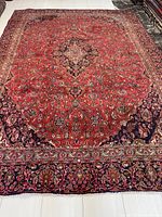 Full view of rug laid flat