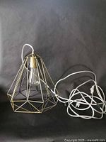 Entire lamp with cord coiled