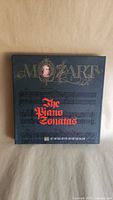 Closed box showing Mozart The Piano Sonatas cover
