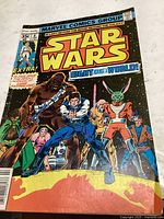 Front cover of Star Wars comic book number 8 with colorful artwork and characters.