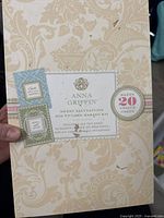 Front packaging of Anna Griffin pop-up card making kit 'Sweet Salutations' showing it makes 20 unique cards, features vintage floral and bird designs.