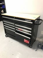 Front view, full chest on casters