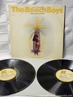 Photo of the album cover and two vinyl records showing condition and details of the double LP set.