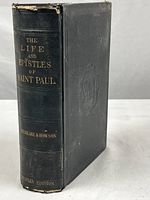 Photo of spine and front cover showing title, authors Conybeare & Howson, and 'People's Edition' text in gold.