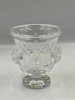 Front view showing overall shape and relief pattern