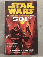 Front cover of the Star Wars 501st Imperial Commando novel showing title, author, and character artwork.