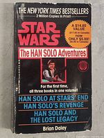 Front cover of the Star Wars The Han Solo Adventures paperback by Brian Daley