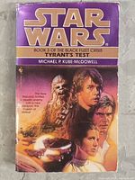 Front cover of the Star Wars book showing character illustrations and title