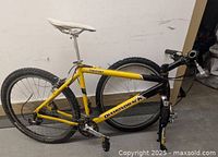 Full side view showing frame, fork, wheels and overall condition