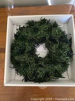 Wreath inside original box