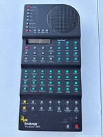 Front view of the Breakaway Vocalizer 1000 showing all buttons, speaker grill, and labels for different instrument sounds and effects.