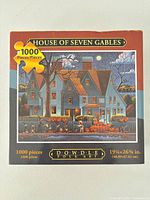 Front of Dowdle Folk Art House of Seven Gables 1000-piece puzzle box