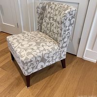 Front left three-quarter view of the chair