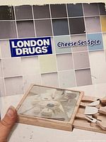 Front view of box showing brand and text 'Cheese Set 5pce'