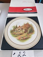 Box lid and one placemat visible