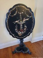 Front view showing full table in tilt position