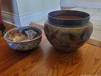 Both items side by side on floor