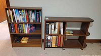 Both bookcases side by side