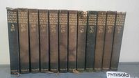 All twelve volumes aligned showing full spines