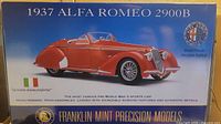 Franklin Mint 1:24 1937 Alfa Romeo 2900B Diecast Model | Maxsold