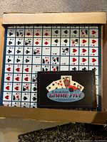 Gimme Five game board inside box