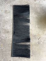 black bristle rock guard strip