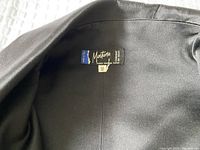 Close-up photo showing the Montana brand label inside the jacket, size 44.