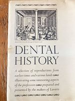 Title sheet referencing Dental History reproductions by Lavoris