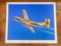 Jet airliner print
