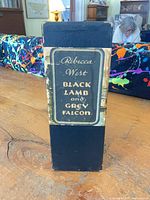 Slipcase spine with title label visible