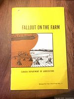Front cover Fallout on the Farm pamphlet