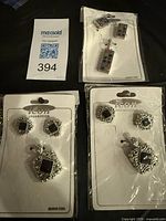 Overview of the four packaged Icon jewelry sets