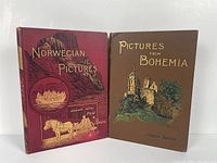 Front covers of both books, showing titles, artwork, and condition