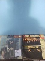 Photo showing cover of Loggins & Messina album and The New Christy Minstrels album, plus other albums.
