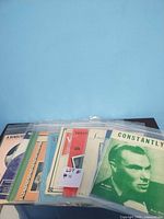 Lot of 10 vintage sheet music in plastic bags, showing various cover designs