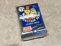 Single sealed pack of Berenstain Bears Storycards featuring the blue foil packet with the bear family illustration and 'Pack 1' label.