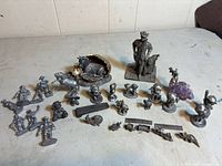 Group shot of entire collection laid out
